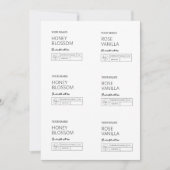 Herunterladbare Kerzen-Vorlagen Einladung (Vorderseite)