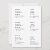 Herunterladbare Kerzen-Vorlagen Einladung (Rückseite)