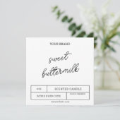 Herunterladbare Kerzenmarken Einladung (Stehend Vorderseite)