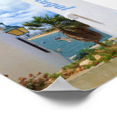 Herunterladbare Küstenlandschaft Portugals Poster (Ecke)