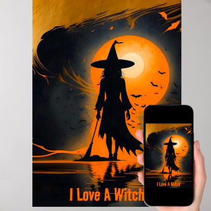 Herunterladbare magische Gotische Valentine mit He Poster