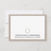 Herunterladbare Mitteilungskarten für Gold-Logos (Vorderseite)