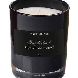 Herunterladbare, moderne schwarze Kerzenplatten Einladung