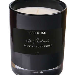 Herunterladbare, moderne schwarze Kerzenplatten Einladung