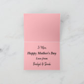 Herunterladbare Muttertagsflorale Mama Hummingbird Karte (Innenseite)