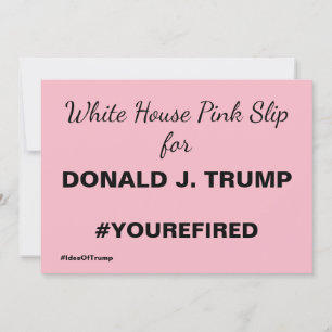 Herunterladbare Rosa im Weißen Haus Trump-Residenz Einladung