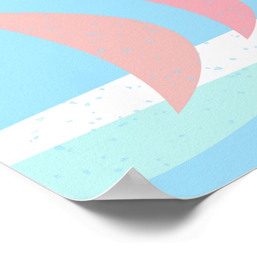 Herunterladbare Segelboote Abstrakt Poster (Ecke)