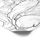 Herunterladbare Weihnachtsszene Poster (Ecke)