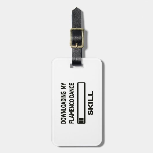 Herunterladen meiner Flamencotanzfähigkeit Gepäckanhänger (Vorderseite vertikal)