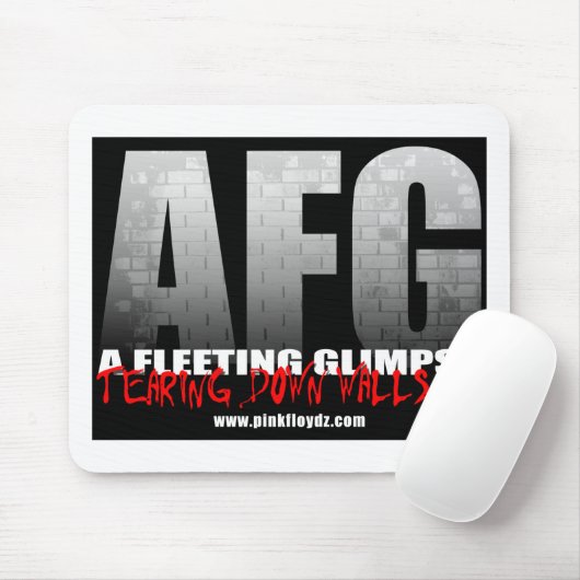 "Herunterreißend ummauert" Mousepad (Mit Mouse)