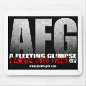 "Herunterreißend ummauert" Mousepad (Vorne)