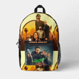Herunterzählen  bedruckter rucksack