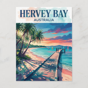 Hervey Bay Australien Postkarte