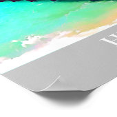 Hervey Bay Queensland Australien Seewinterreise Poster (Ecke)