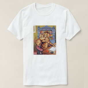 Hervorbringen Sie (Vati) Katze, Louis Wain T-Shirt