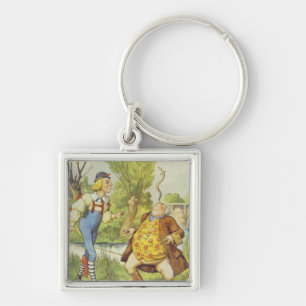 Hervorbringen Sie William, der einen Aal auf Schlüsselanhänger