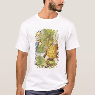 Hervorbringen Sie William, der einen Aal auf T-Shirt