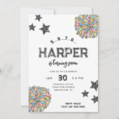 Hervorhebung der Geburtstagseinladungen | PARTY Einladung (Vorderseite)