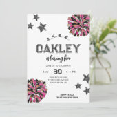 Hervorhebung der Geburtstagseinladungen | PARTY Einladung (Stehend Vorderseite)