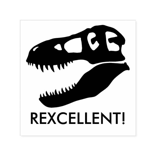 Hervorragend! T-rex Dinosaur Skull Permastempel (Design)