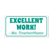 "HERVORRAGENDE ARBEIT!" Bestätigung Rubber-Briefma Permastempel (Design)