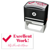 "Hervorragende Arbeit!" + Name des benutzerdefinie Permastempel (Beispiel)