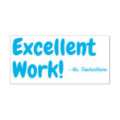 "Hervorragende Arbeit!" Teacher Feedback Rubber Br Permastempel (Design)