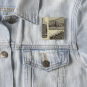 Hervorragende Bldgs, Portland, Oregon Button (Beispiel)