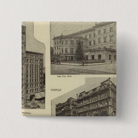 Hervorragende Bldgs, Portland, Oregon Button (Vorderseite)