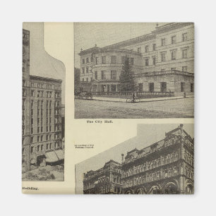 Hervorragende Bldgs, Portland, Oregon Magnet