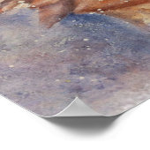 Hervorragende Conch Beach Muschel Poster (Ecke)