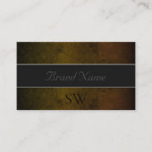 Hervorragende dunkelgelbe Schlangenmuster und Init Visitenkarte (Vorderseite)