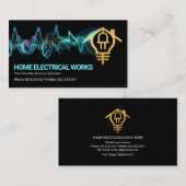 Hervorragende elektrische Ladung Creative Gold Zuh Visitenkarte (Vorne/Hinten)