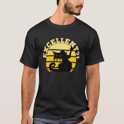Hervorragende gry Cat T-Shirt (Vorderseite)