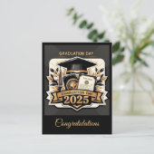 " HERVORRAGENDE KENNTNIS: ABSCHLUSS DAY 2025 " POSTKARTE (Stehend Vorderseite)