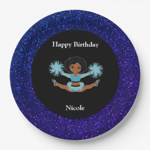Hervorragende Sparkle-Papierplatte "Happy Birthday Pappteller