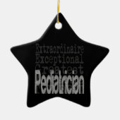 Hervorragender Kinderarzt Keramik Ornament (Vorne)