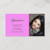 Hervorragender Lila Glitzer Sparkle Stars Visitenkarte (Rückseite)