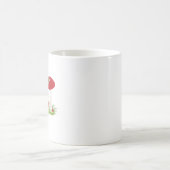 Hervorragender Pilz- und Schneckenmuster Kaffeecup Kaffeetasse (Mittel)