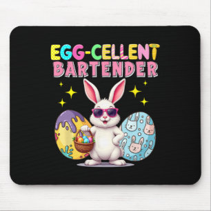 Hervorragender zarter Osterhase Single-Jagd-Ei Mousepad