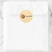 Hervorragendes Ei Runder Aufkleber (Tasche)