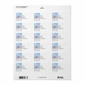 Hervorragendes Etikett für die Adresse des Wintero Adressaufkleber (Vorne)