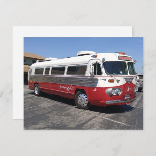 Hervorragendes Foto im Retro-Bus (Vorne/Hinten)