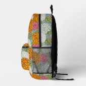 Hervorragendes Muster mit Chrysanthemen Bedruckter Rucksack (Rechts)