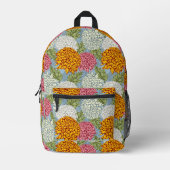 Hervorragendes Muster mit Chrysanthemen Bedruckter Rucksack (Vorderseite)