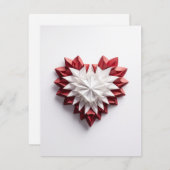 Herz 0003 feiertagskarte (Vorne/Hinten)