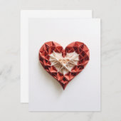 Herz 0011 feiertagskarte (Vorne/Hinten)