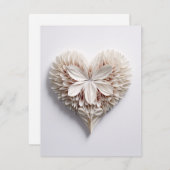 Herz 0047 feiertagskarte (Vorne/Hinten)