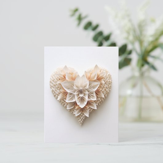 Herz 0048 feiertagskarte (Stehend Vorderseite)