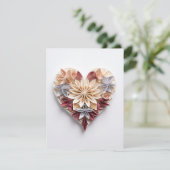 Herz 0068 feiertagskarte (Stehend Vorderseite)